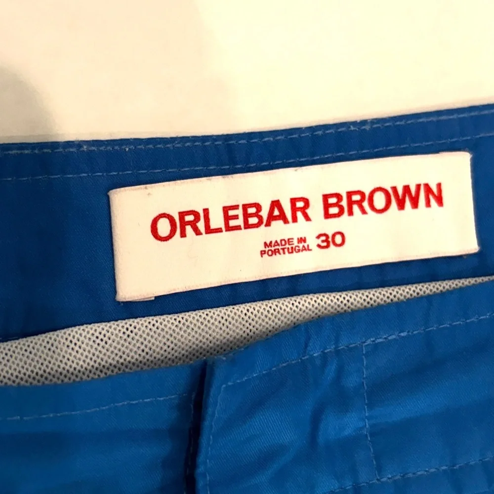 Orlebar Brown Bulldog Mid Length Ocean Drive Miami Swim Trunks 30